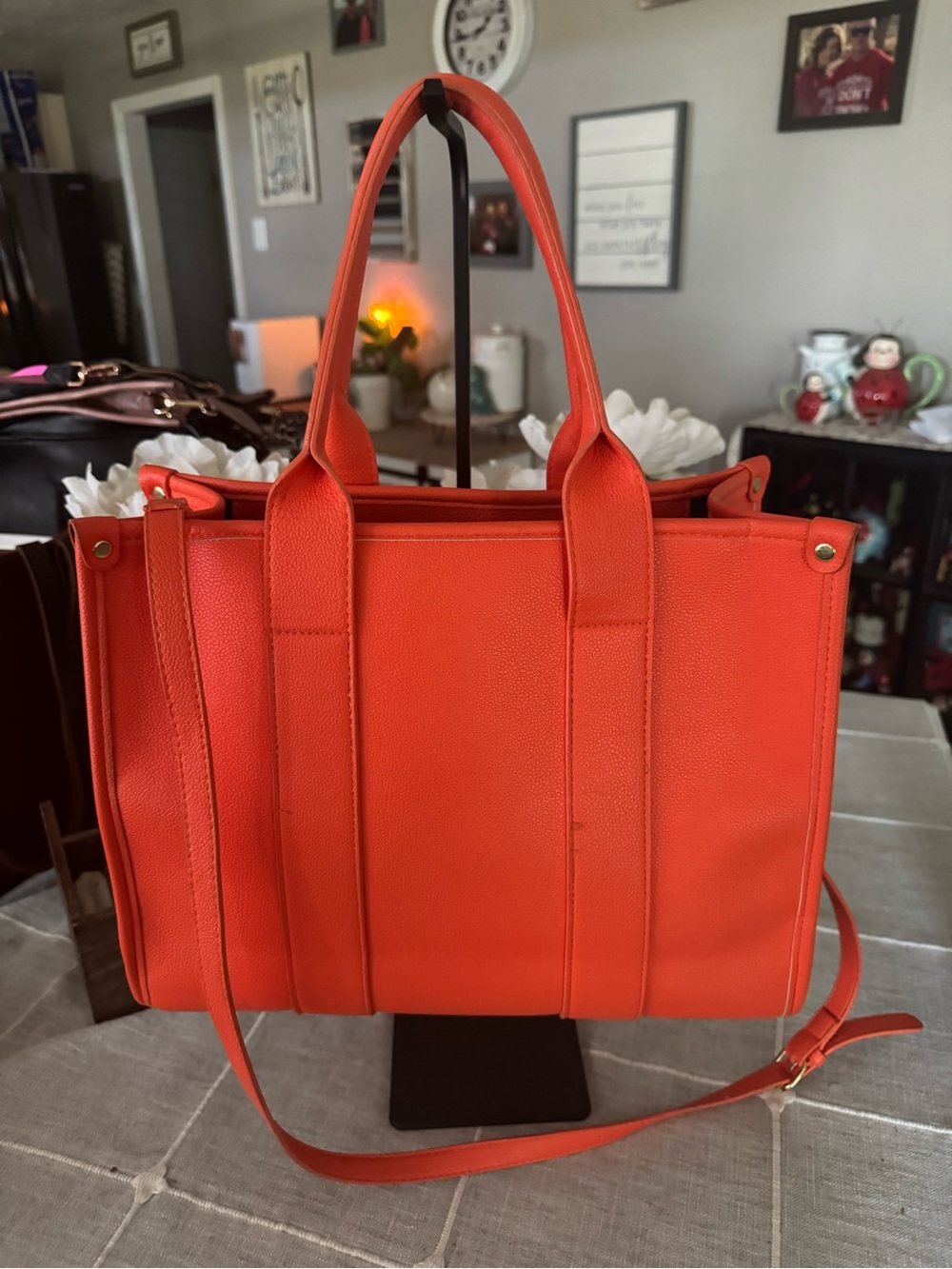 Orange 'The Tote Bag' Women's Tote - Gem